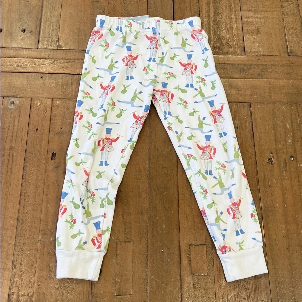 Little English Christmas drummer boy Pima cotton pajamas size 4